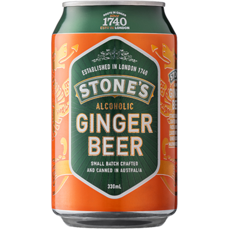 Stone's Ginger Beer Cans 24x330ml product image.