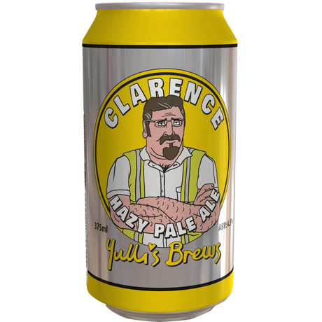 Yulli's Brews Clarence Hazy Pale Ale Cans 16x375ml product image.