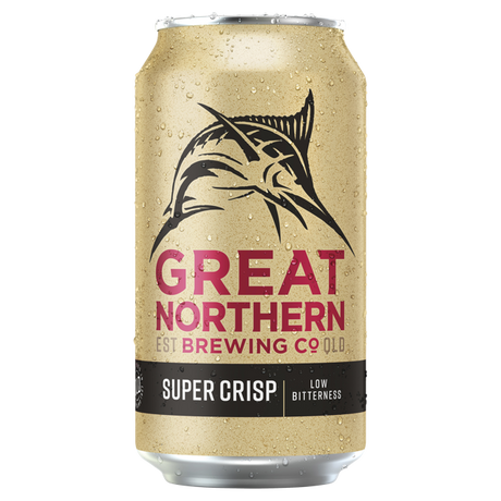 Great Northern Brewing Co. Super Crisp Lager Cans 30x375ml product image.