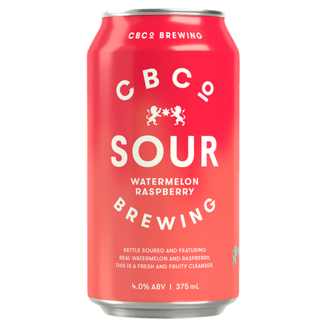CBCo Brewing Sour Watermelon Raspberry Cans 24x375ml product image.