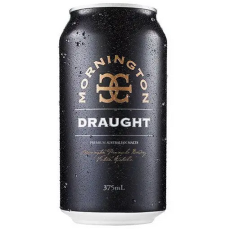 Mornington Peninsula Brewery Draught Cans 24x375ml product image.