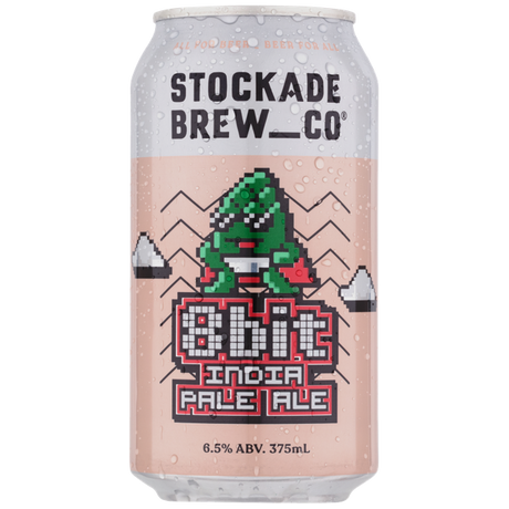Stockade Brew Co 8 Bit IPA Cans 16x375ml product image.