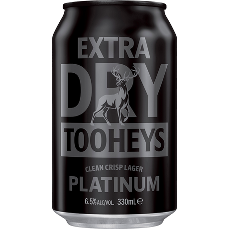 Tooheys Tooheys Extra Dry Platinum Lager Cans 24x330ml product image.