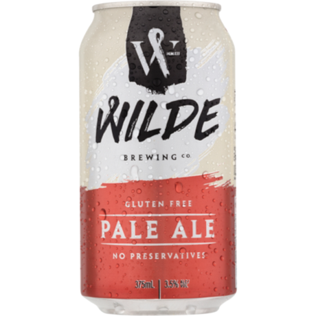 Wilde Brewing Co. Gluten Free Pale Ale Cans 16x375ml product image.