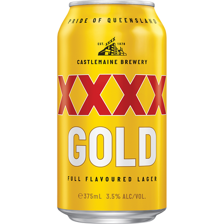 XXXX XXXX Gold Cans 30x375ml product image.