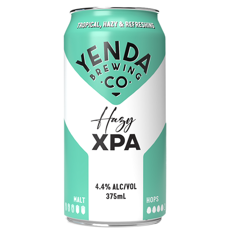 Yenda Brewing Co. Hazy XPA Cans 16x375ml product image.