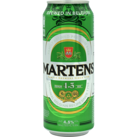 Martens Premium Beer Cans 24x500ml product image.