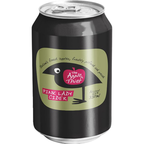 The Apple Thief Pink Lady Cider Cans 24x330ml product image.