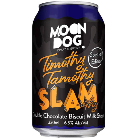 Moon Dog Timothy Tamothy Slamothy Stout Cans 24x330ml product image.