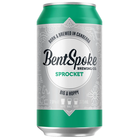 BentSpoke Sprocket Cans 24x375ml product image.