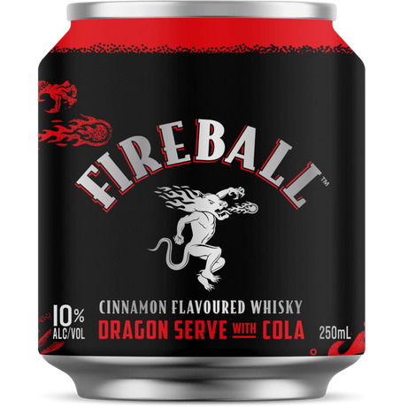 Fireball Fireball & Cola Cans 16x250ml product image.