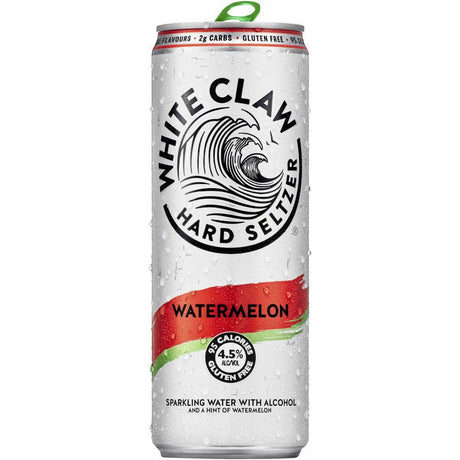 White Claw Hard Seltzer Watermelon Cans 24x330ml product image.