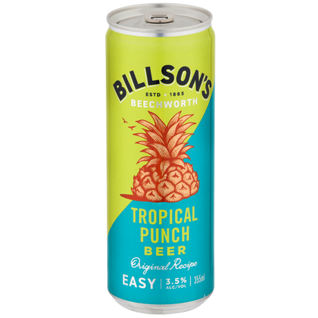 Billson's Tropical Punch Beer Cans 24x355ml product image.