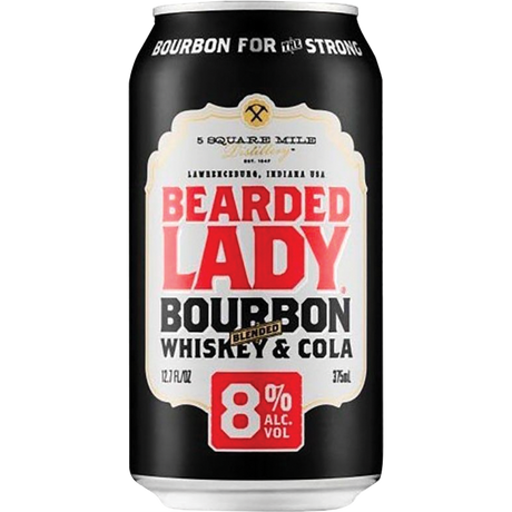 Bearded Lady Bourbon & Cola 8% Cans 24x375ml product image.