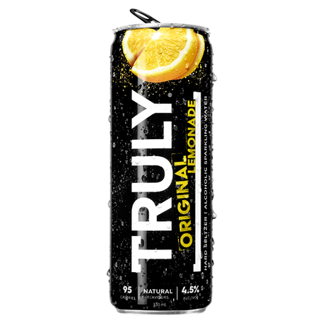 TRULY Hard Seltzer Original Lemonade Cans 24x330ml product image.