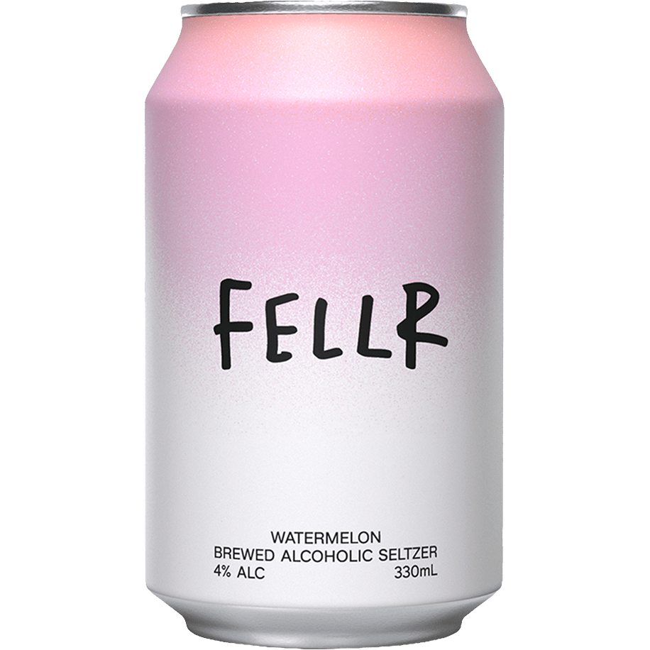 Fellr Watermelon Seltzer Cans 24x330ml product image.