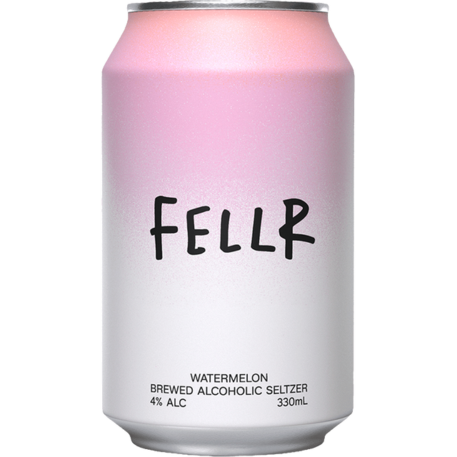 Fellr Watermelon Seltzer Cans 24x330ml product image.