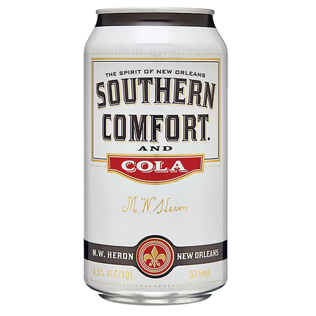 Southern Comfort Southern Comfort & Cola Cans 10x375ml product image.