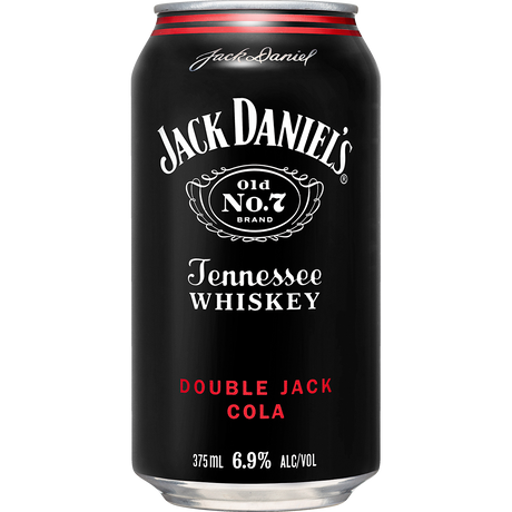 Jack Daniel's Double Jack & Cola Cans 18x375ml product image.