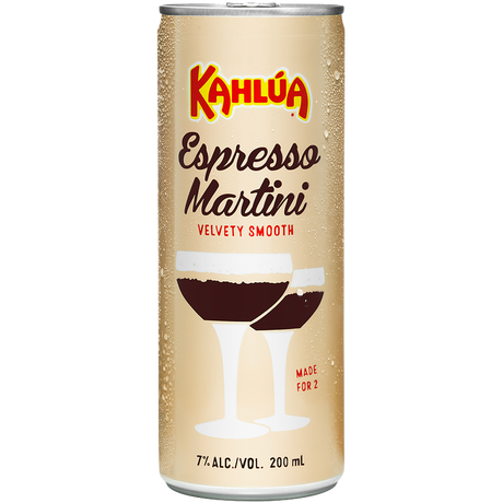 Kahlua Espresso Martini Cans 24x200ml product image.