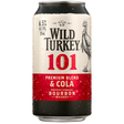 Wild Turkey 101 Bourbon & Cola Cans 10x375ml product image.