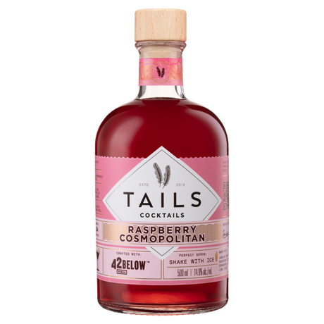 Tails Raspberry Cosmopolitan 500ml product image.