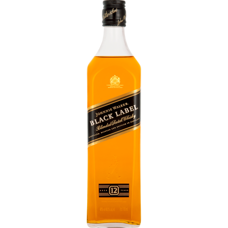 Johnnie Walker Black Label 12 Y/O Scotch Whisky 700ml product image.