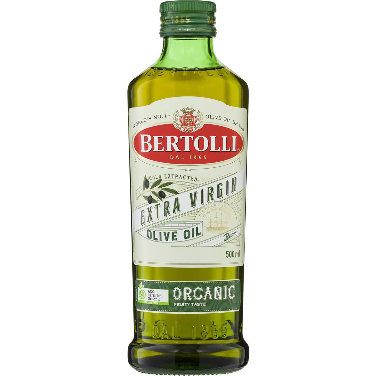 Bertolli Organic Extra Virgin Olive Oil 500ml
