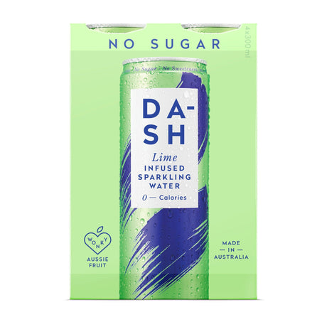 Product image of Dash Water Multipack Lime 4x300ml