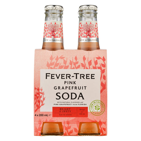 Product image of Fevertree Multipack Pink Grapefruit Soda 4x200ml