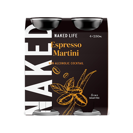 Product image of Naked Life Espresso Martini 4x250ml