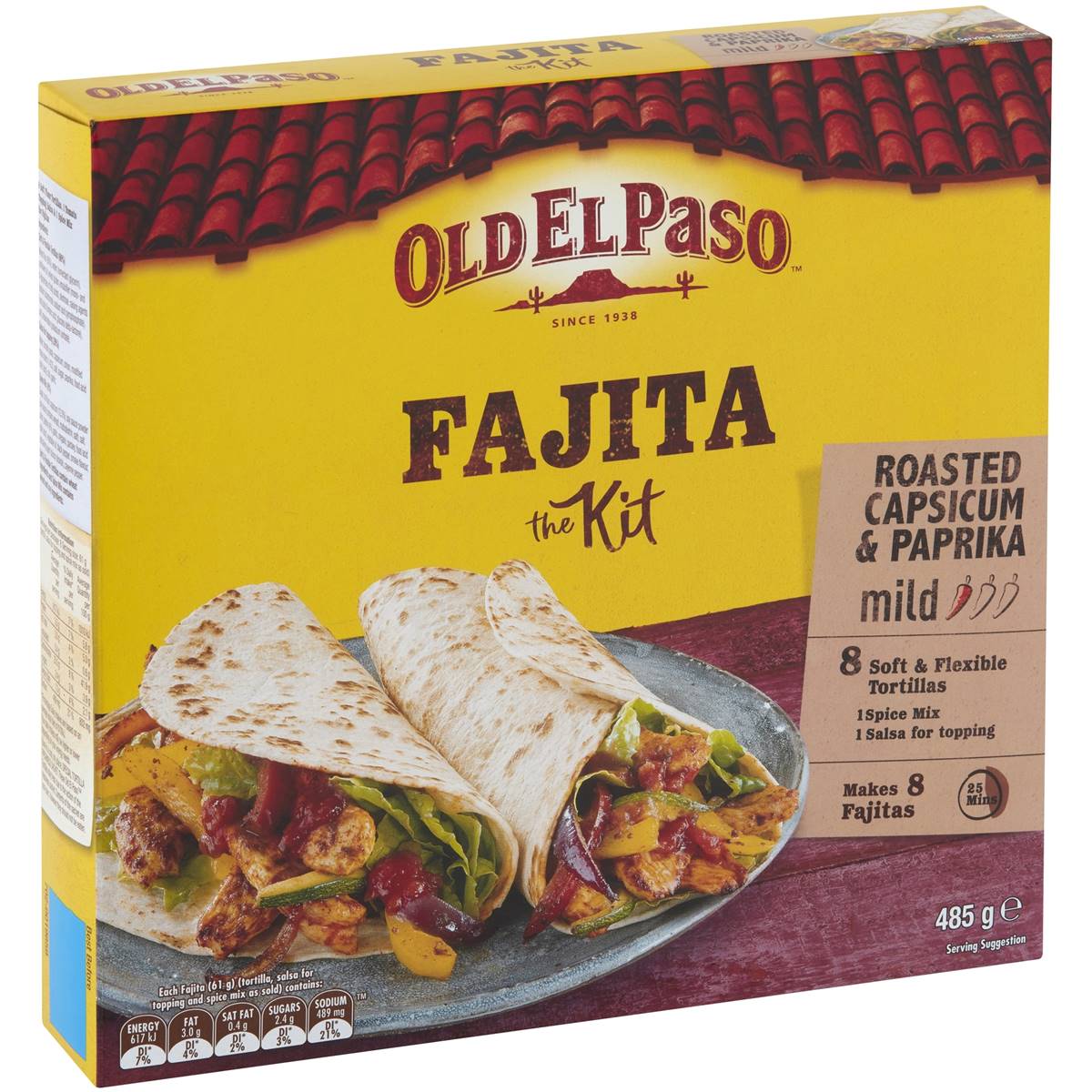 Old El Paso Fajita Kit 485g