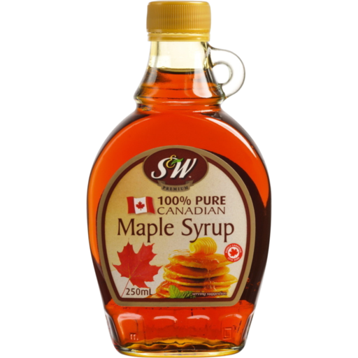 S&W Pure Canadian Maple Syrup 250ml
