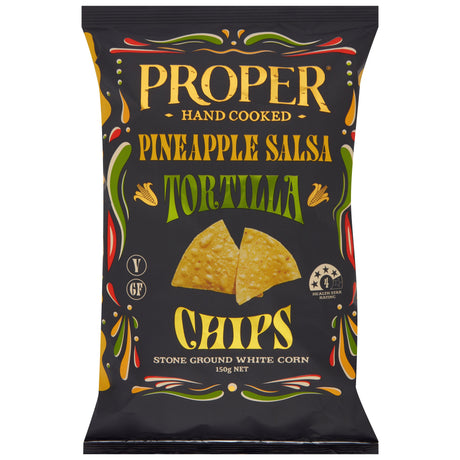Product image of Proper Crisps Tortilla Chips Pineapple Salsa 150g