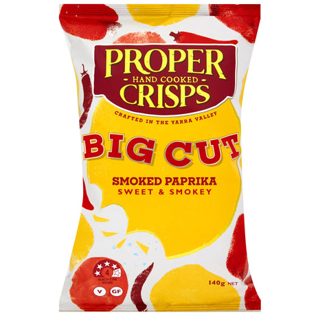 Product image of Proper Crisps Big Cut Smoked Paprika 140g