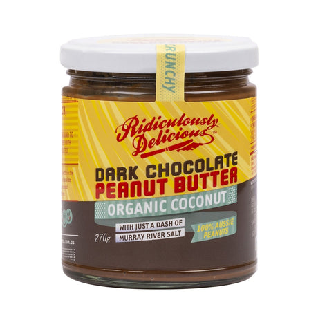 Product image of The Ridiculously Delicious Nut Butter Company Dark Chocolate PB Organic Coconut 270g