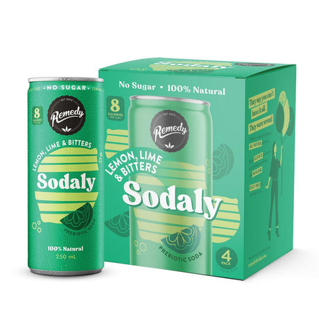 Product image of Sodaly Lemon Lime Bitters 4x250ml