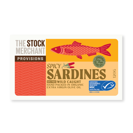 Product image of The Stock Merchant MSC Spicy Sardines in EVOO 120g