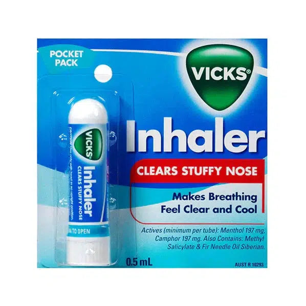 Vicks Nasal Decongestant Inhaler 0.5ml