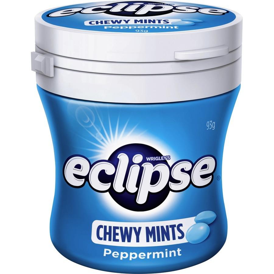 Eclipse Chewy Mints Peppermint Bottle 93g