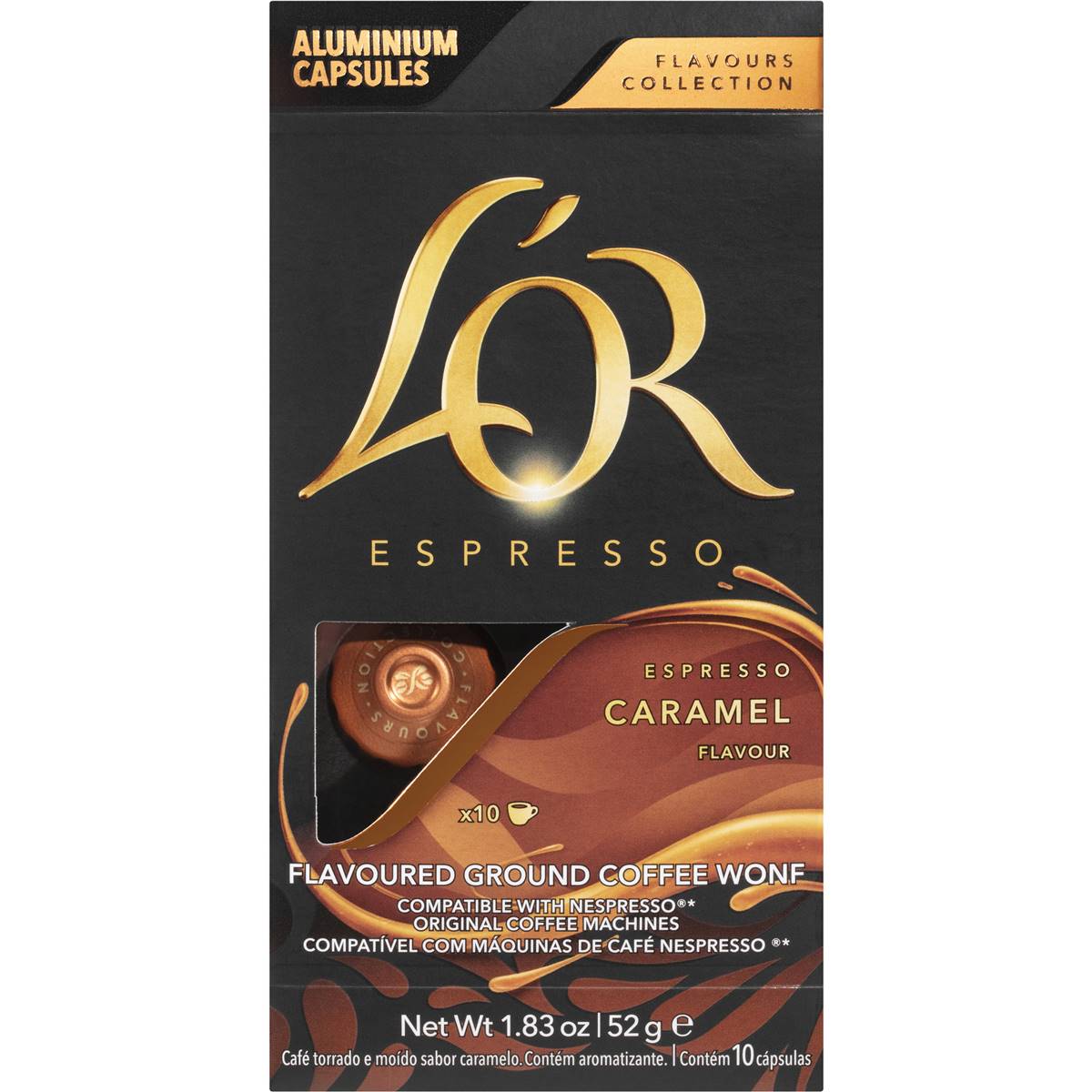 L'or Espresso Caramel Capsules 10 Pack