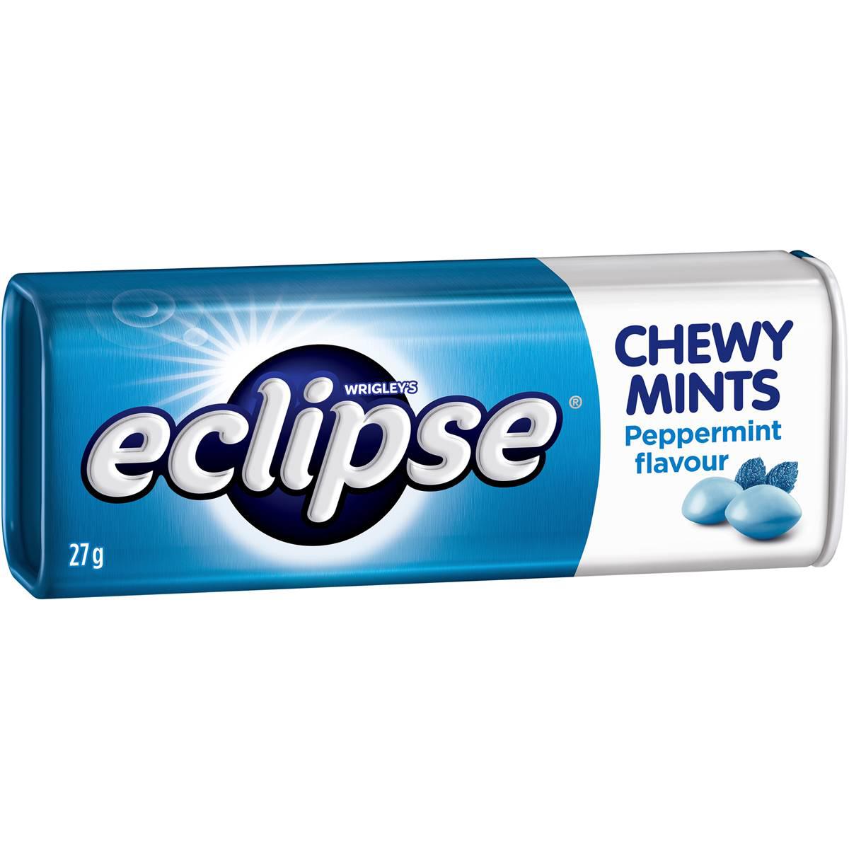Eclipse Peppermint Chewy Mints Tin 27g