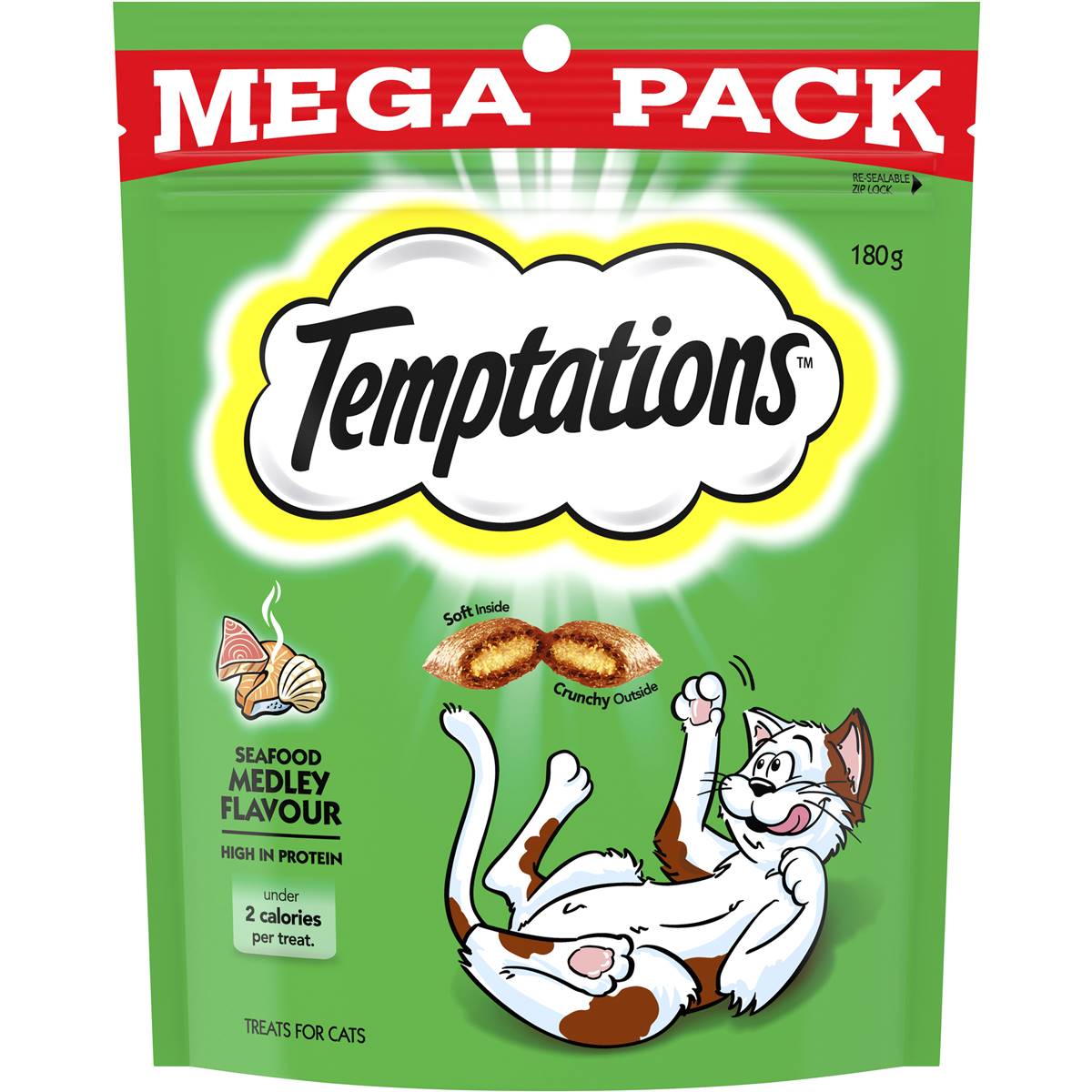 Temptations Cat Treats Seafood Medley 180g