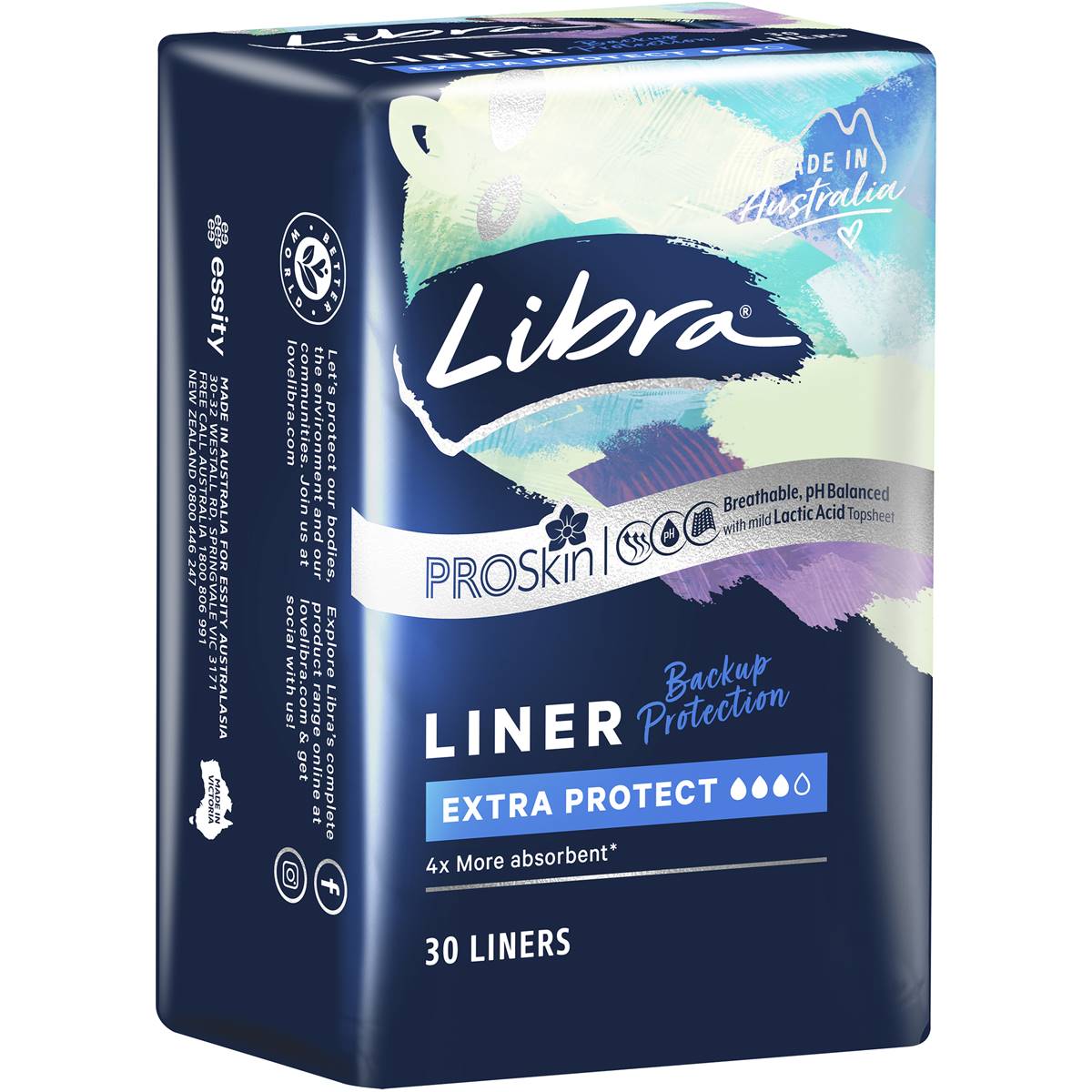 Libra Pro Skin Liners Extra Protect 30 Pack