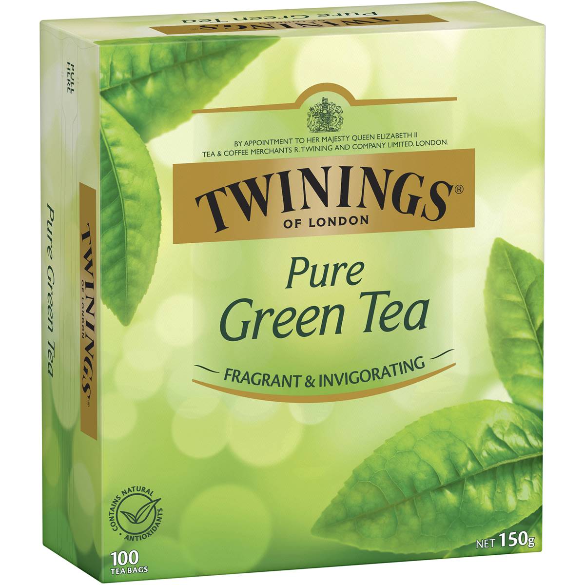 Twinings Pure Green Tea Bags 100 Pack