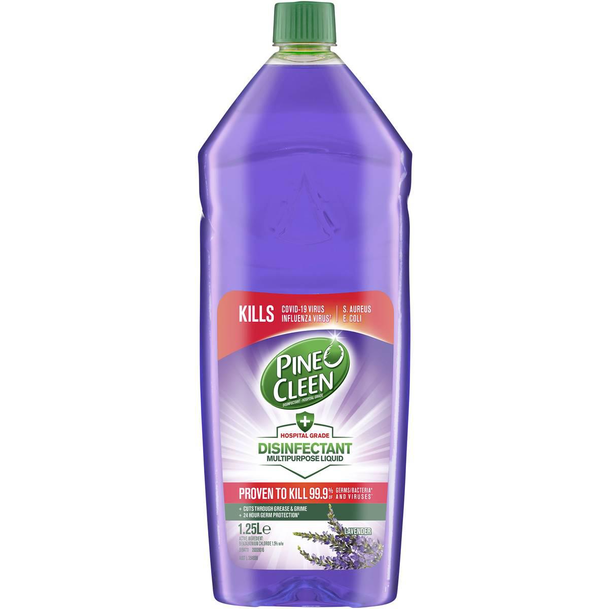Pine O Cleen Antibacterial Liquid Disinfectant Lavender 1.25l