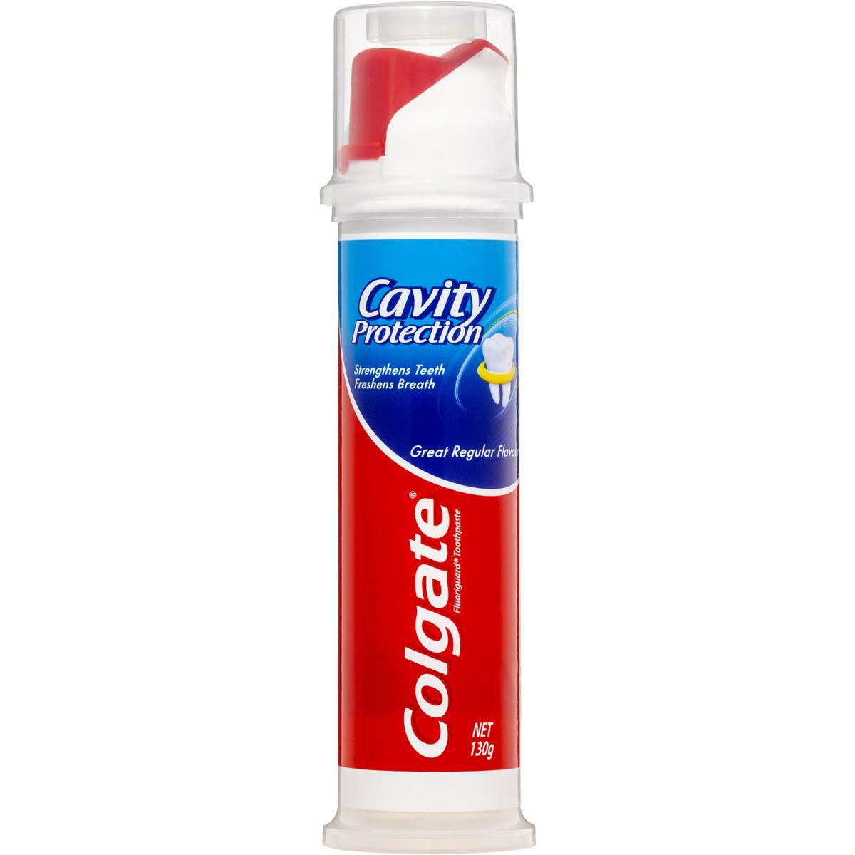 Colgate Cavity Protection Great Regular Toothpaste Pump 130g