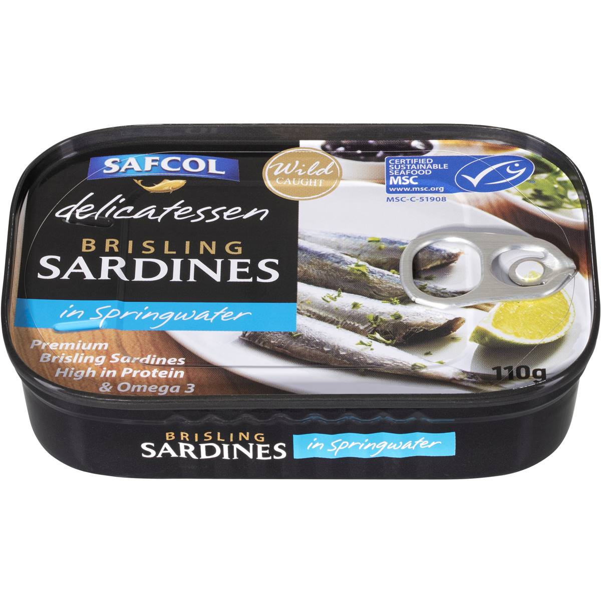 Safcol Sardines In Springwater 110g