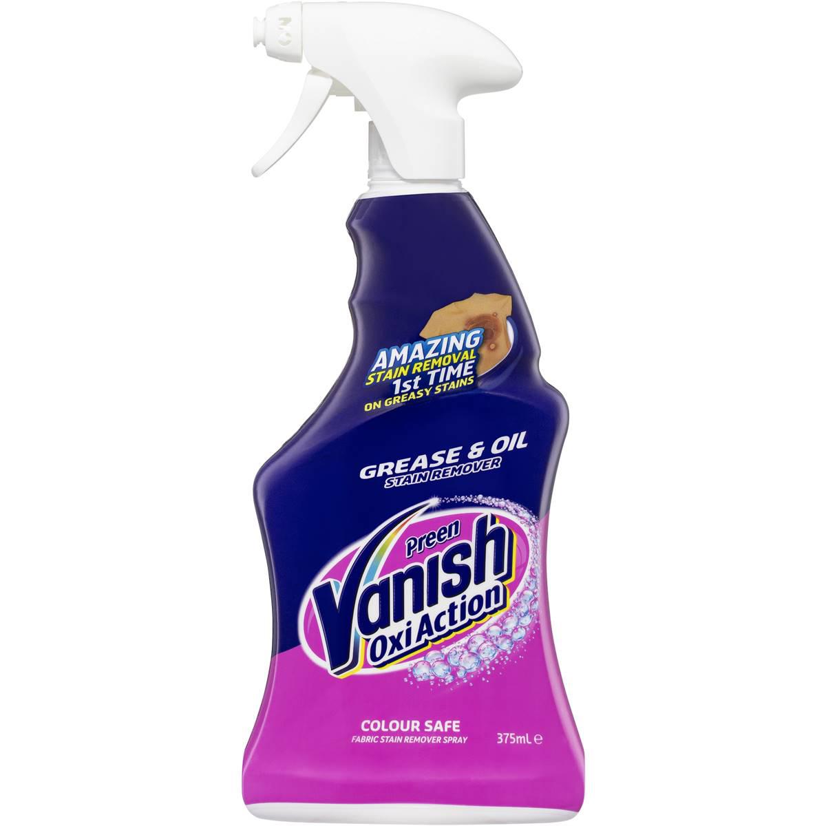 Vanish Preen Ultra Degreaser Fabric Stain Remover Spray 375ml