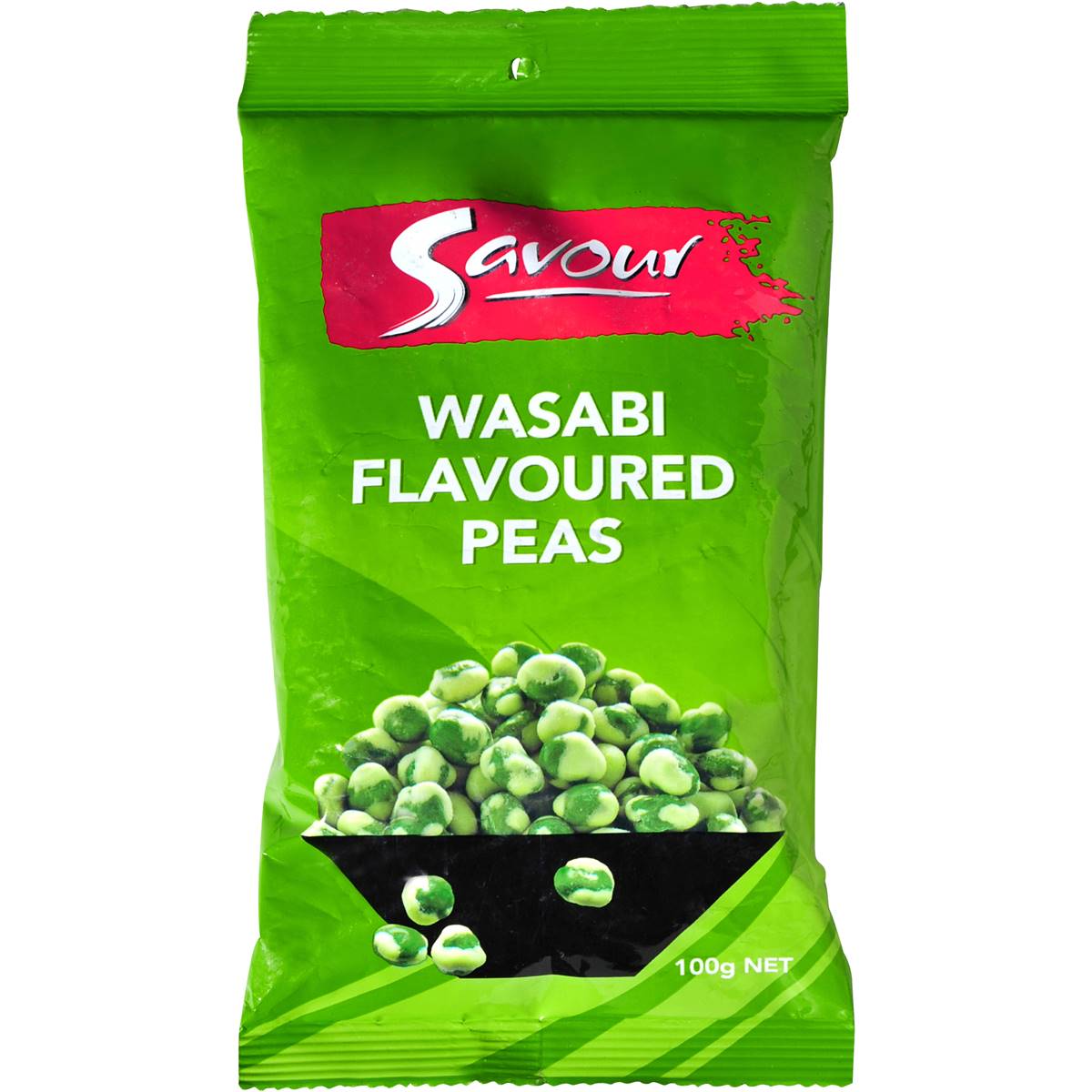 Savour Snacks Peas Wasabi Flavoured 100g